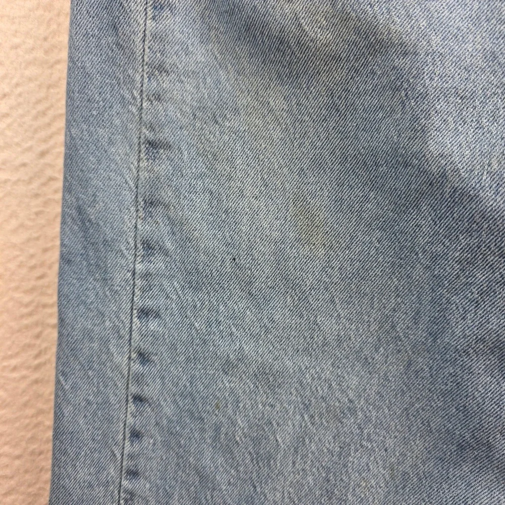 Levi's 505 Regular Fit Jeans Mens 36x30 Light Blue Straight Leg Denim 00505-1992